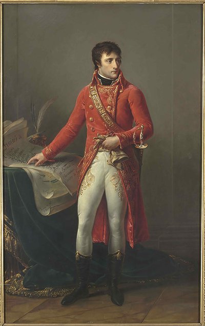 Napoleon Bonaparte als Eerste Consul van Frankrijk, 1803 door Antoine Jean Gros Baron