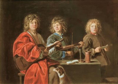 De kleine zangers door Antoine Le Nain