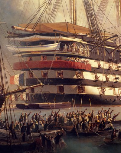 Koningin Victoria in Cherbourg, 3 augustus door Antoine Leon Morel Fatio