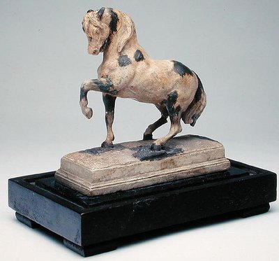 Het Turkse Paard, c.1876 (gips met was in gezwart hout) door Antoine Louis Barye