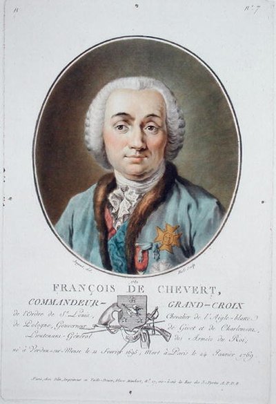 Francois de Chevert (1695-1769) uit 