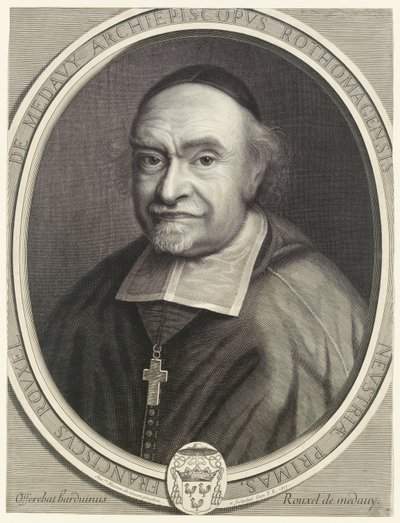 François Rouxel de Médavy, aartsbisschop van Rouen door Antoine Masson
