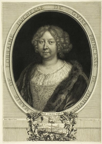 Marie de Lorraine, hertogin van Guise, prinses van Joinville door Antoine Masson