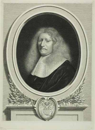 Portret van Guillaume de Brisacier door Antoine Masson