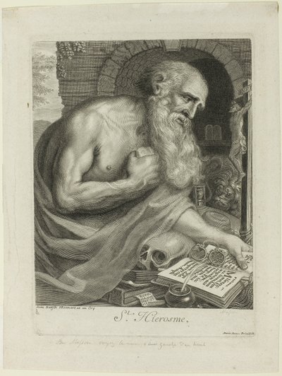 Sint Hiëronymus door Antoine Masson