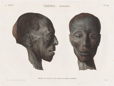 Beschrijving van Egypte: Thebe. Hypogees Vol. II, Pl. 49 door Antoine Maxime Monsaldy
