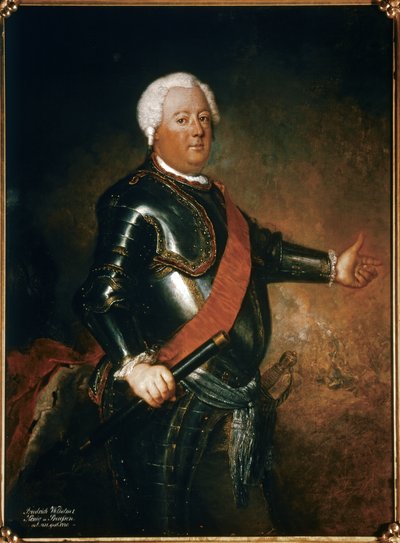 FRIEDRICH WILHELM I: Koning van Pruisen (1688-1740), na 1733 door Antoine Pesne