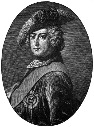 Frederik de Grote, koning van Pruisen, 1903 door Antoine Pesne