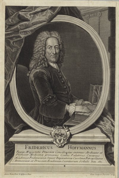 Friedrich Hoffmann door Antoine Pesne