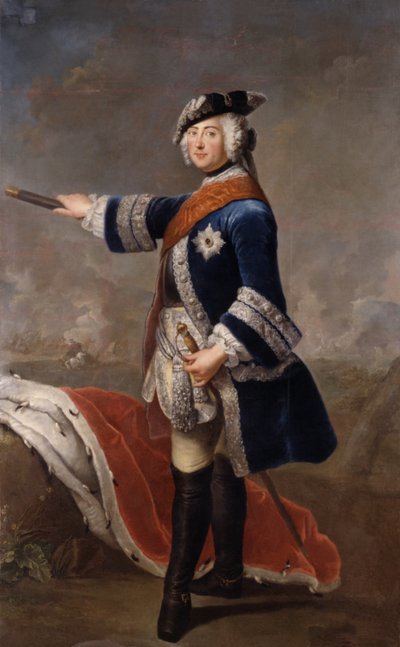 Friedrich de Grote door Antoine Pesne
