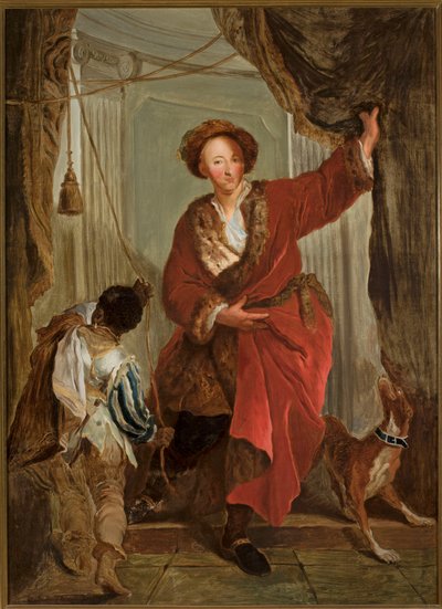 Portret van Friedrich Ernst von Knyphausen (1678-1731) door Antoine Pesne
