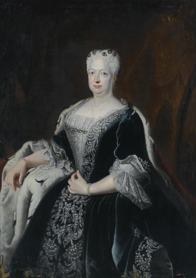 Sophia Dorothea van Hannover, koningin-gemalin in Pruisen door Antoine Pesne School