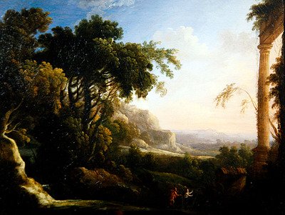 Pan en Syrinx door Antoine Pierre the Younger Patel