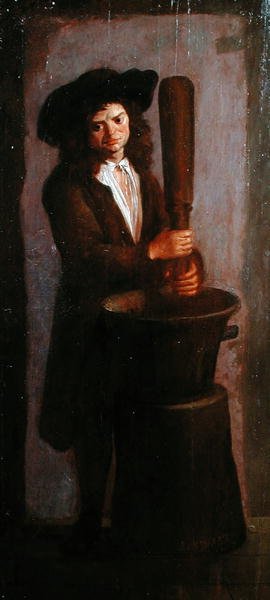 De apotheker van de Franciscaner nonnen van Toulouse door Antoine Rivalz