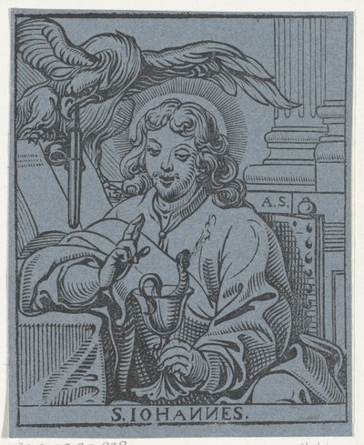 Johannes de evangelist De vier evangelisten (serietitel) door Antoine Sallaert