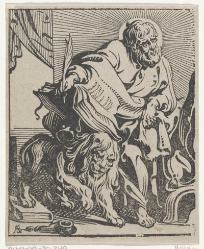 Marcus de evangelist (De vier evangelisten) door Antoine Sallaert