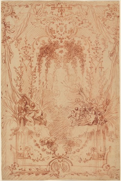 De Prieel door Antoine Watteau
