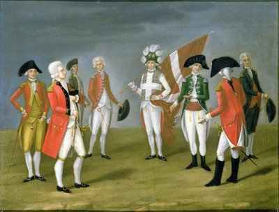 Hooggeplaatste Militaire Officieren van Malta door Antoine de Favray