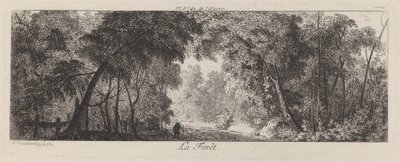 Het bos door Antoine de Marcenay de Ghuy