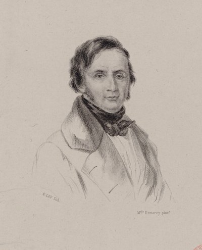 Portret van pianist en componist Joseph Bernard Woets 1783-1878, ca. 1830 door Antoinette Louise Demarcy
