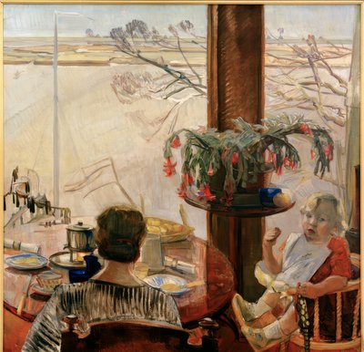 Op het terras door Anton Albers d. J.