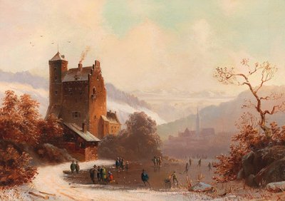 Landschap van Zuid-Tirol door Anton Doll