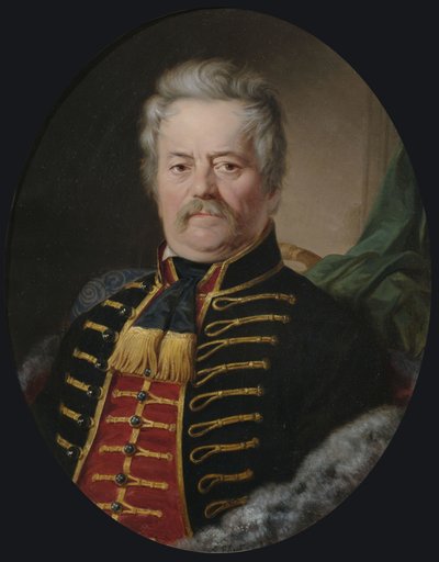 Portret van een voorname heer door Anton Ebert