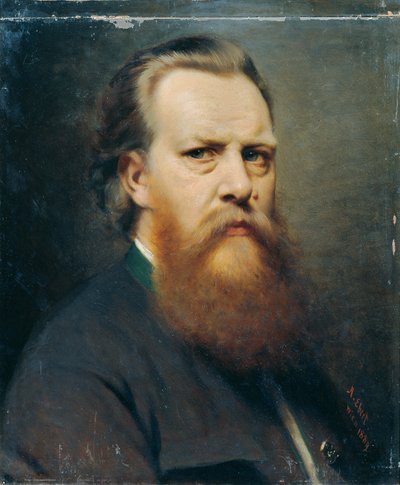 Zelfportret door Anton Ebert