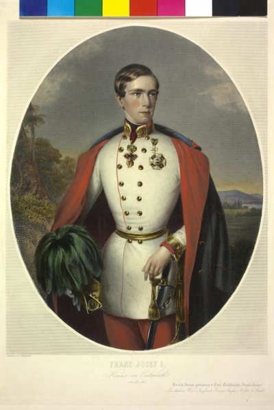 Keizer van Oostenrijk Franz Joseph I door Anton Einsle