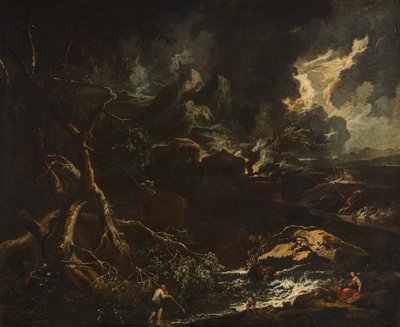 Onweerlandschap door Anton Faistenberger