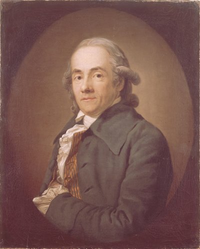 Portret van Christian Friedrich Voss 1724-1795 door Anton Graff