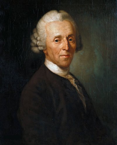 Portret van Christian Fürchtegott Gellert 1715-1769, ca. 1769 door Anton Graff