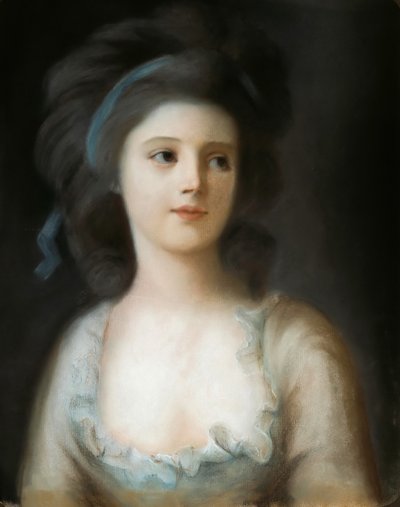 Portret van Gravin Zofia Potocka-Witt 1760-1822 door Anton Graff