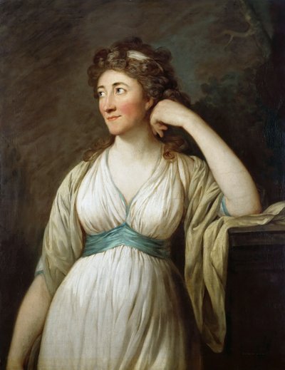 Portret van Elisa von der Recke 1754-1833, 1795-1796 door Anton Graff