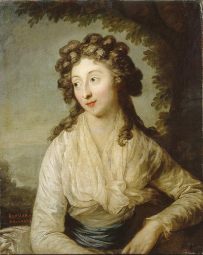 Portret van Konstancja Lubomirska Rzewuska, 1789 door Anton Graff