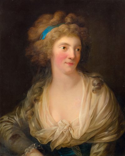 Prinses Frederica Charlotte van Pruisen 1767-1820, Hertogin van York en Albany door Anton Graff