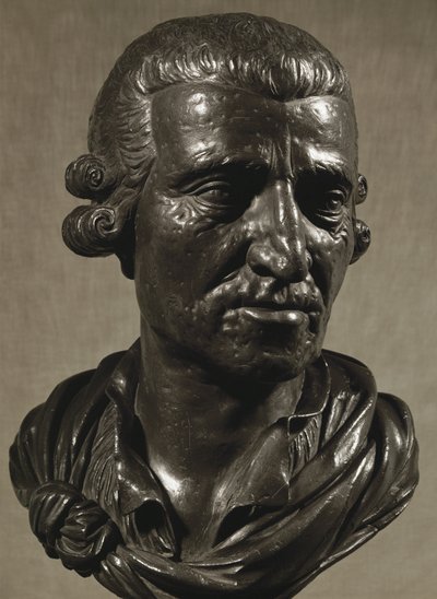 Joseph Haydn. Gegoten hoofdbuste ... door Anton Grassi
