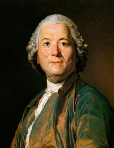 Portret van Christoph Willibald Gluck (1714-1787), Duitse componist door Anton Hansman