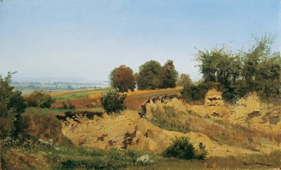 Bij Mannersdorf am Leithagebirge door Anton Hlavacek