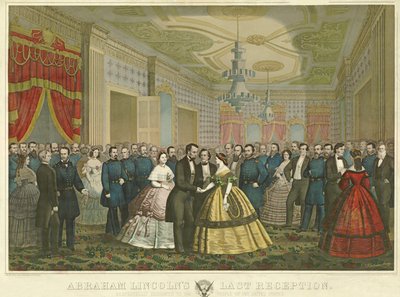 Abraham Lincolns laatste receptie door Anton Hohenstein