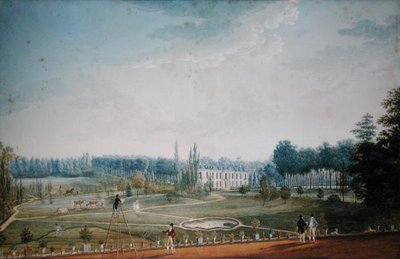 Kasteel en park van Ris-Orangis, ca. 1811 door Anton Ignaz Melling