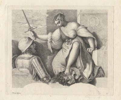 Gerechtigheid Judith, 1760 door Anton Maria Zanetti
