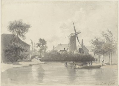 Gezicht te Haarlem door Anton Mauve