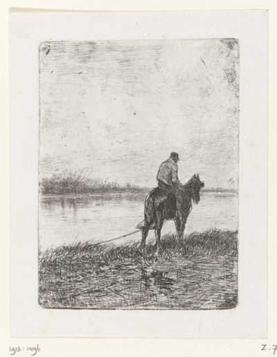 Jaagpad door Anton Mauve