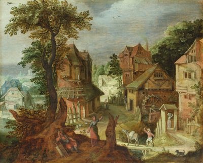 Dorp Landschap door Anton Mirou