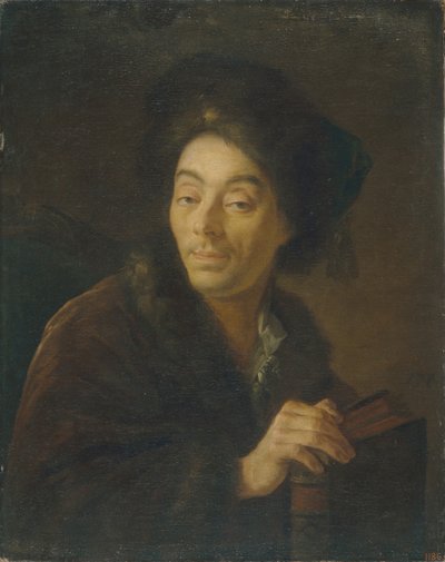 Portret van de acteur Yakov Danilovich Shumsky 1732-1812, 1760 door Anton Pavlovich Losenko