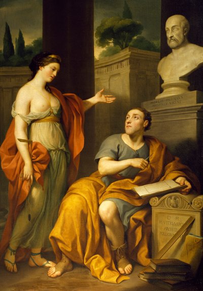 Allegorisch portret van James Caulfield, Lord Charlemont, door Anton Raphael Mengs door Anton Raphael Mengs