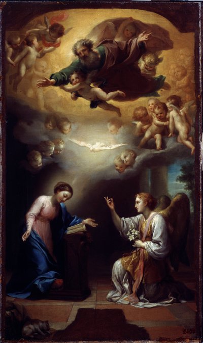 Aankondiging (ca. 1767) door Anton Raphael Mengs