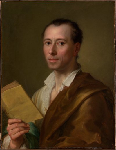 Johann Joachim Winckelmann (1717-1768) door Anton Raphael Mengs