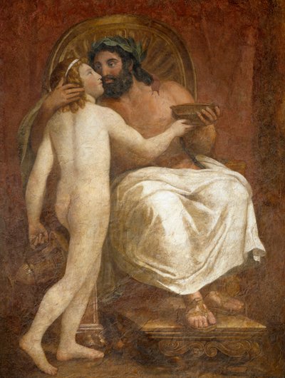 Jupiter kust Ganymedes door Anton Raphael Mengs